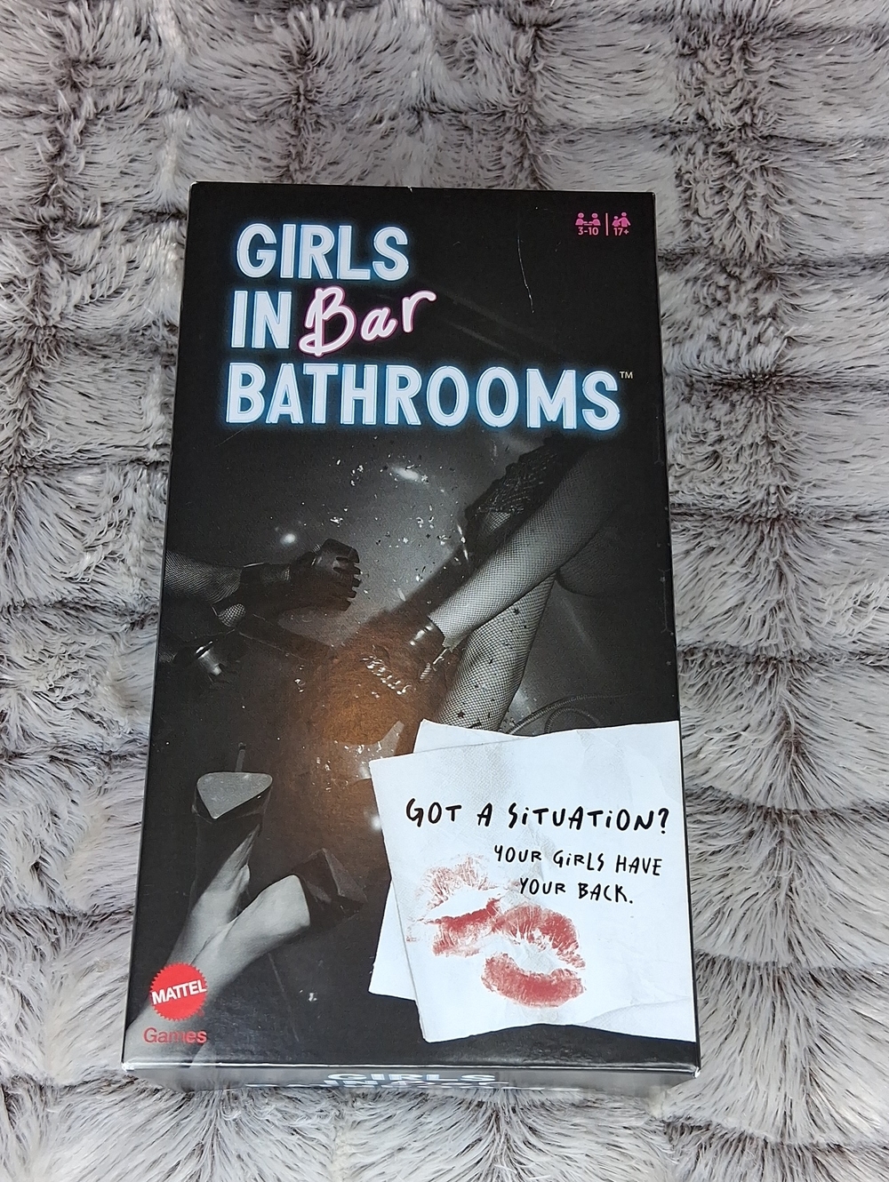 Mattel Girls In Bar Bathrooms Card Game 3-10 Players Ages 17+